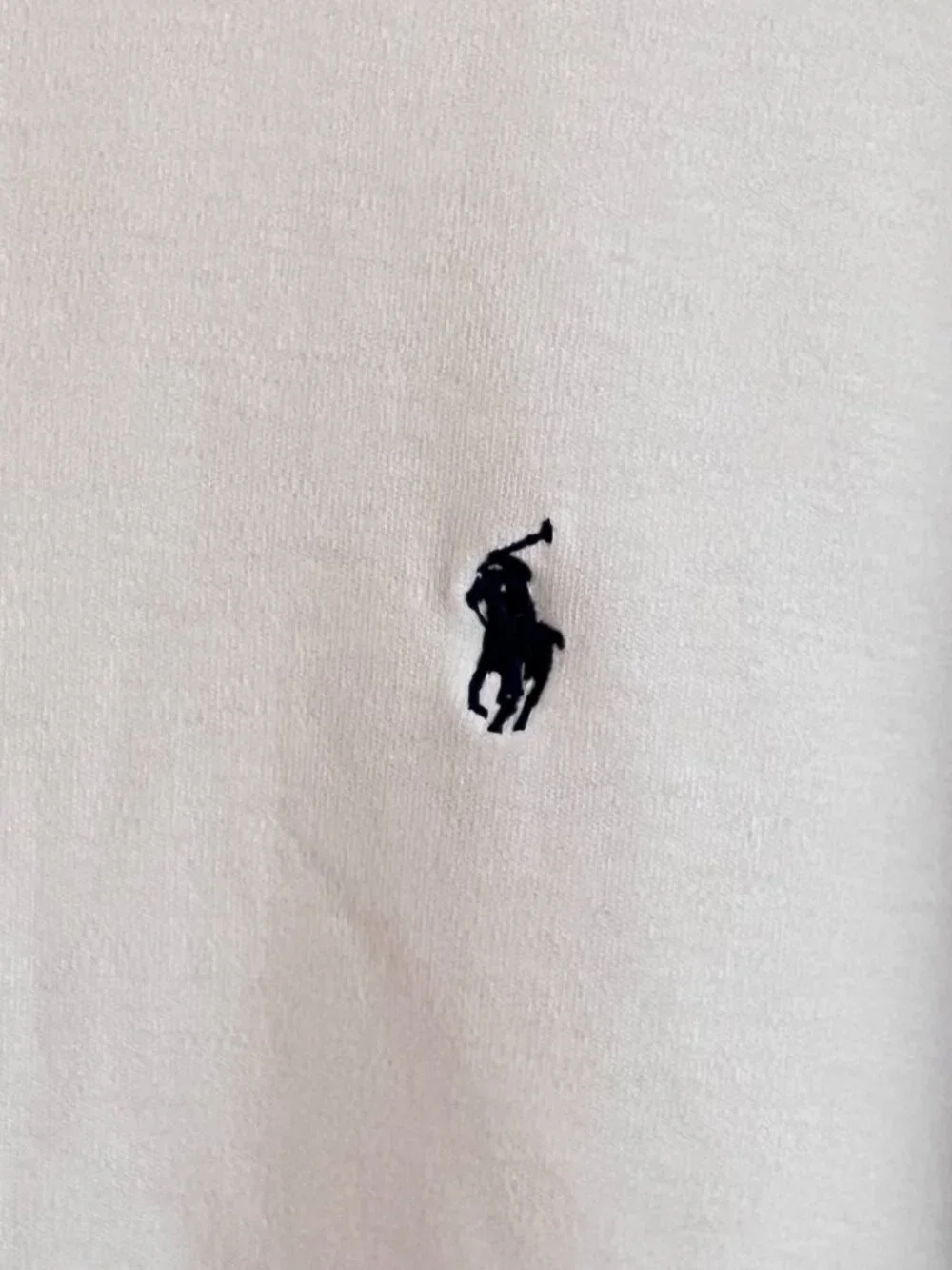 Polo Ralph Lauren Men's 100% Cotton Cream Short Sleeve Polo Shirt Size XL Preppy